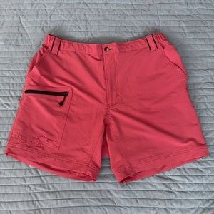 TRUEFLIES SHELL CREEK SEVENS ELASTIC WAIST SHORTS MEN SIZE LARGE EUC